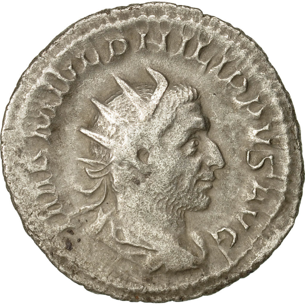 Coin, Philip I, Antoninianus, 244-247, Rome, EF(40-45), Billon, RIC:40b