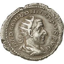 Coin, Philip I, Antoninianus, 244-247, Rome, AU(50-53), Billon, RIC:40b