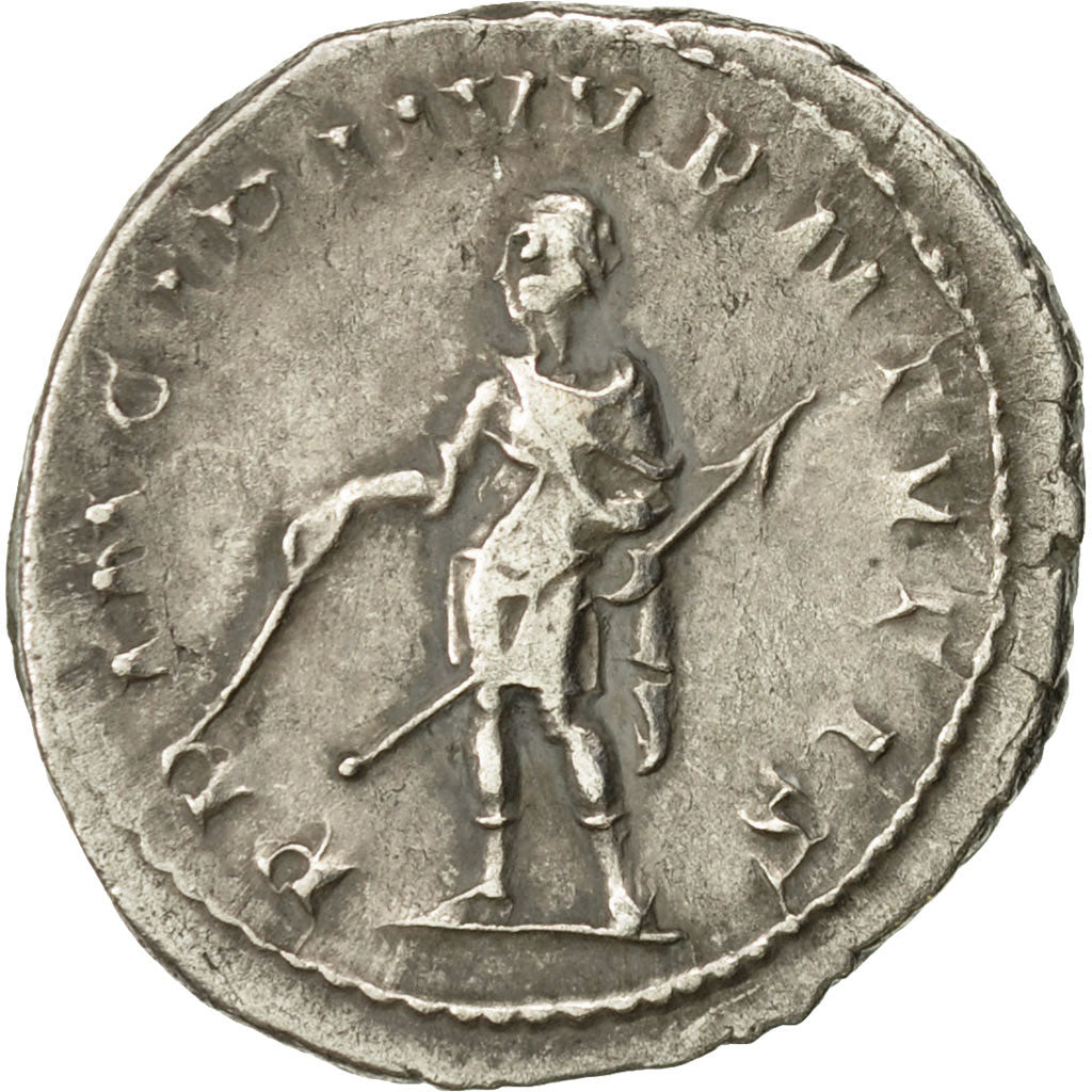 Coin, Herennius Etruscus, Antoninianus, 250-251, Rome, EF(40-45), Billon