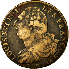 Moneda, Francia, 2 sols françois, 2 Sols, 1792, Metz, BC+, Bronce, Gadoury:25