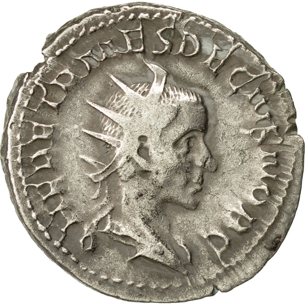 Coin, Herennius Etruscus, Antoninianus, 250-251, Rome, VF(30-35), Billon