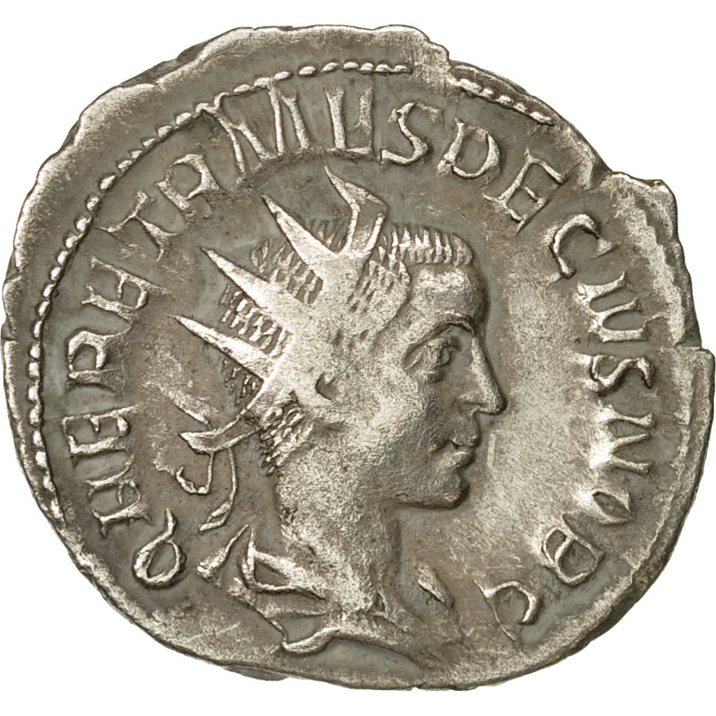 Münze, Herennius Etruscus, Antoninianus, 250-251, Rome, SS, Billon, RIC:142b