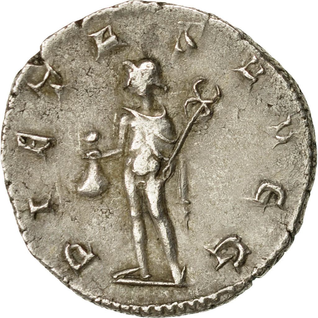 Coin, Herennius Etruscus, Antoninianus, 250-251, Rome, EF(40-45), Billon