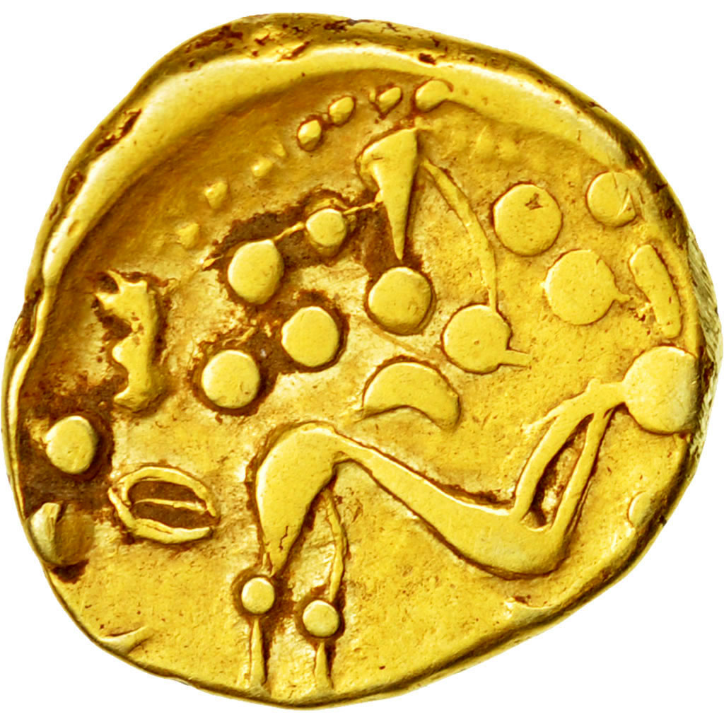 Coin, Ambiani, Stater, EF(40-45), Gold, Delestrée:158