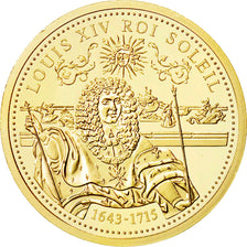 France, Medal, Louis XIV Roi Soleil, MS(65-70), Gold
