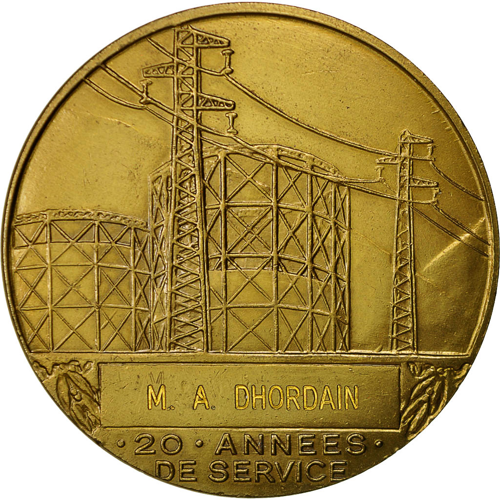Francia, medalla, Électricité de France et gaz de France, Dropsy, EBC, Bronce