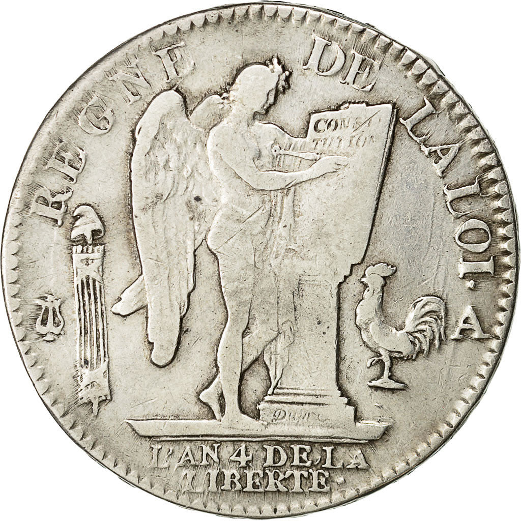 Munten, Frankrijk, Écu de 6 livres françois, ECU, 6 Livres, 1792, Paris, FR+