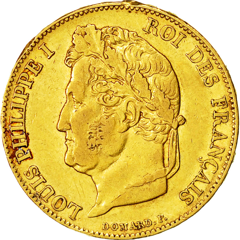 Munten, Frankrijk, Louis-Philippe, 20 Francs, 1847, Paris, ZF, Goud, KM:750.1