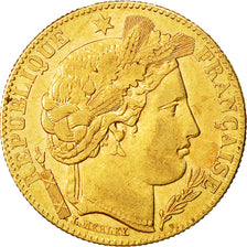 Coin, France, Cérès, 10 Francs, 1899, Paris, EF(40-45), Gold, KM:830