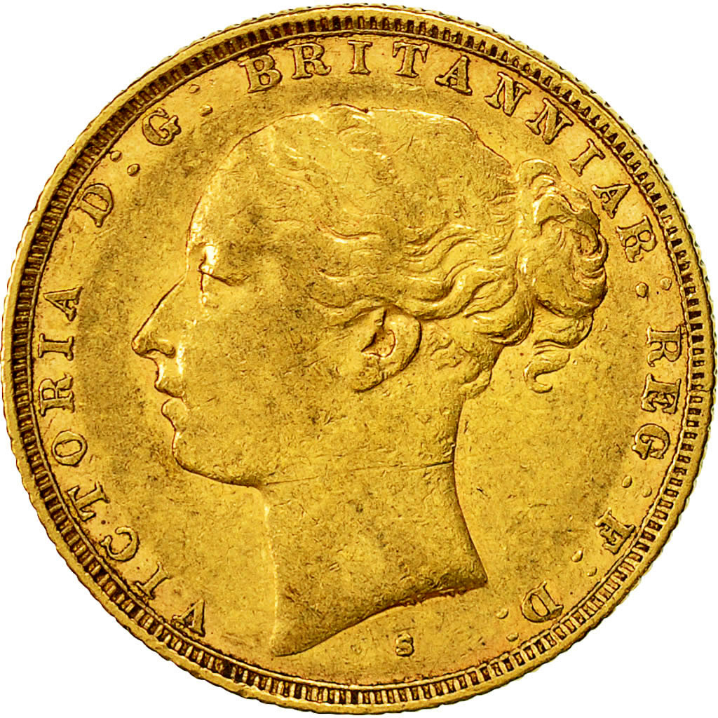 Coin, Australia, Victoria, Sovereign, 1880, EF(40-45), Gold, KM:7