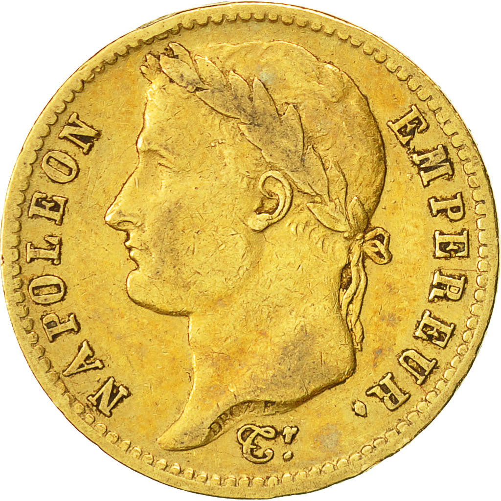 Coin, France, Napoléon I, 20 Francs, 1810, Paris, EF(40-45), Gold, KM:695.1