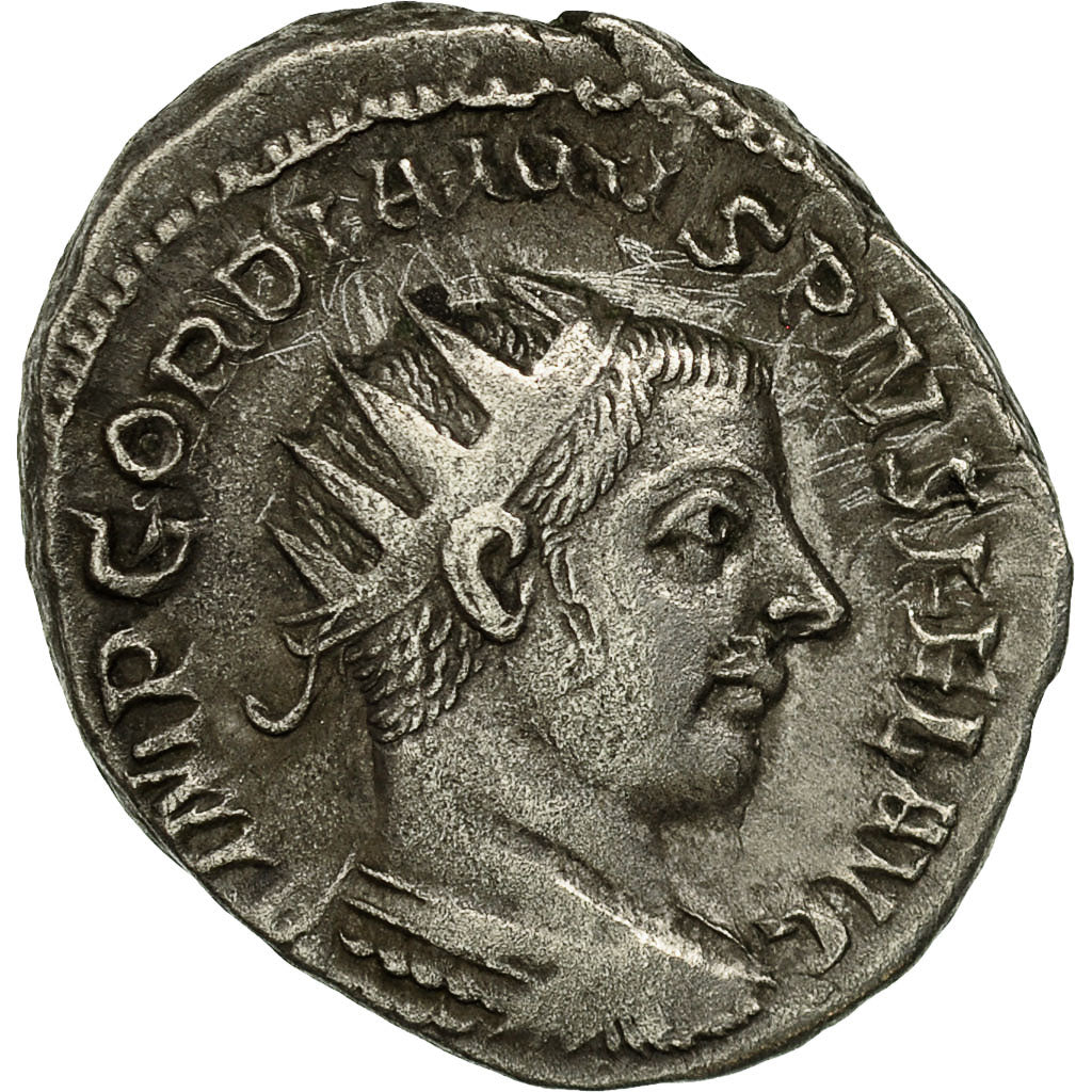 Moneta, Gordian III, Antoninianus, 243-244, Antioch, BB, Biglione, RIC:210