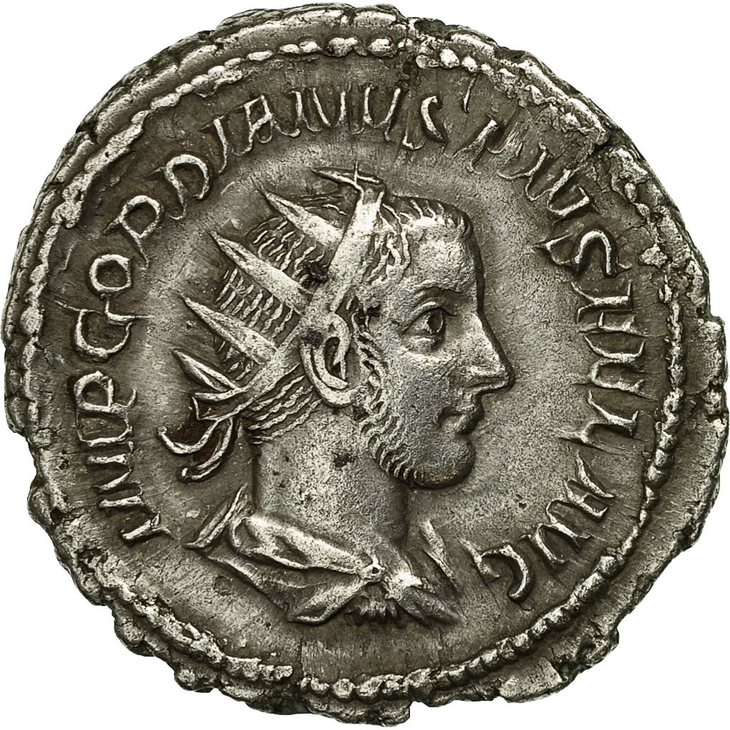 Coin, Gordian III, Antoninianus, 241-243, Rome, EF(40-45), Billon, RIC:148