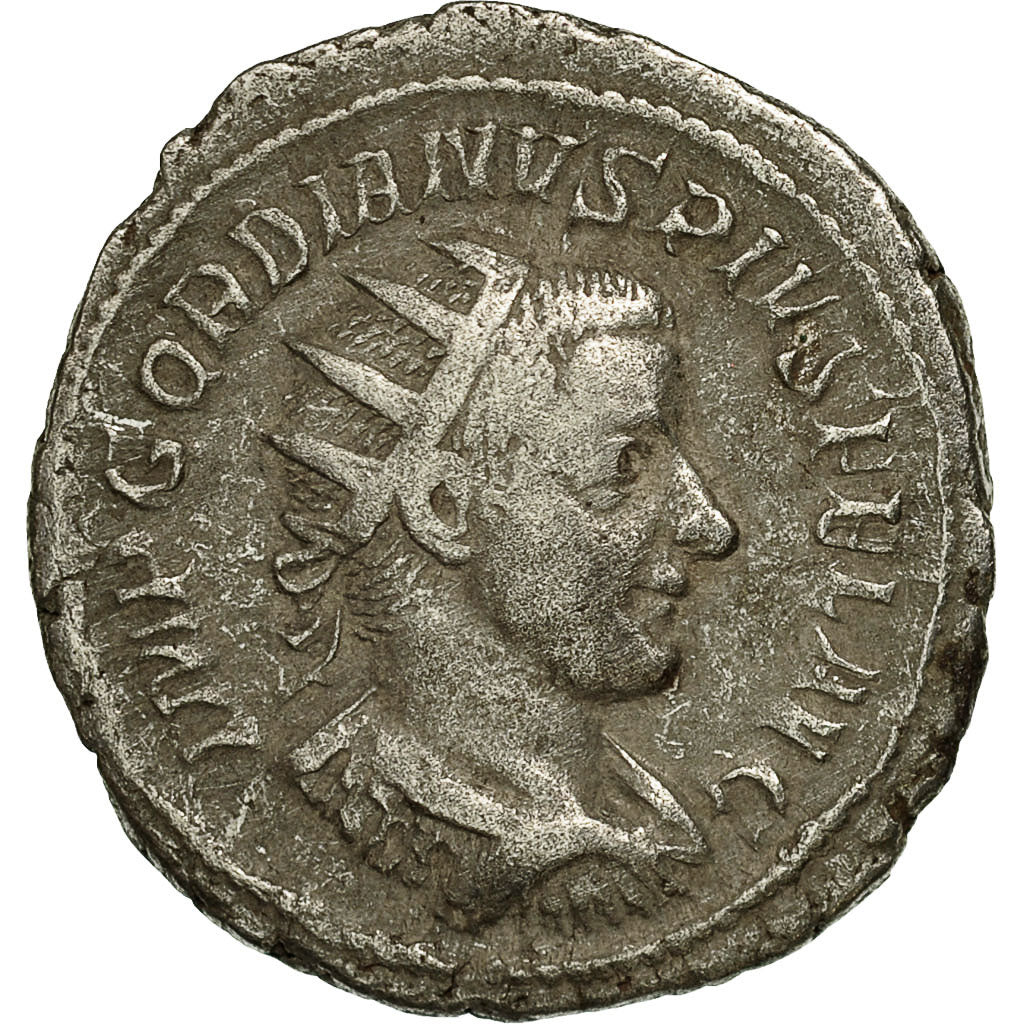Monnaie, Gordien III, Antoninien, 242-244, Antioche, TTB, Billon, RIC:217