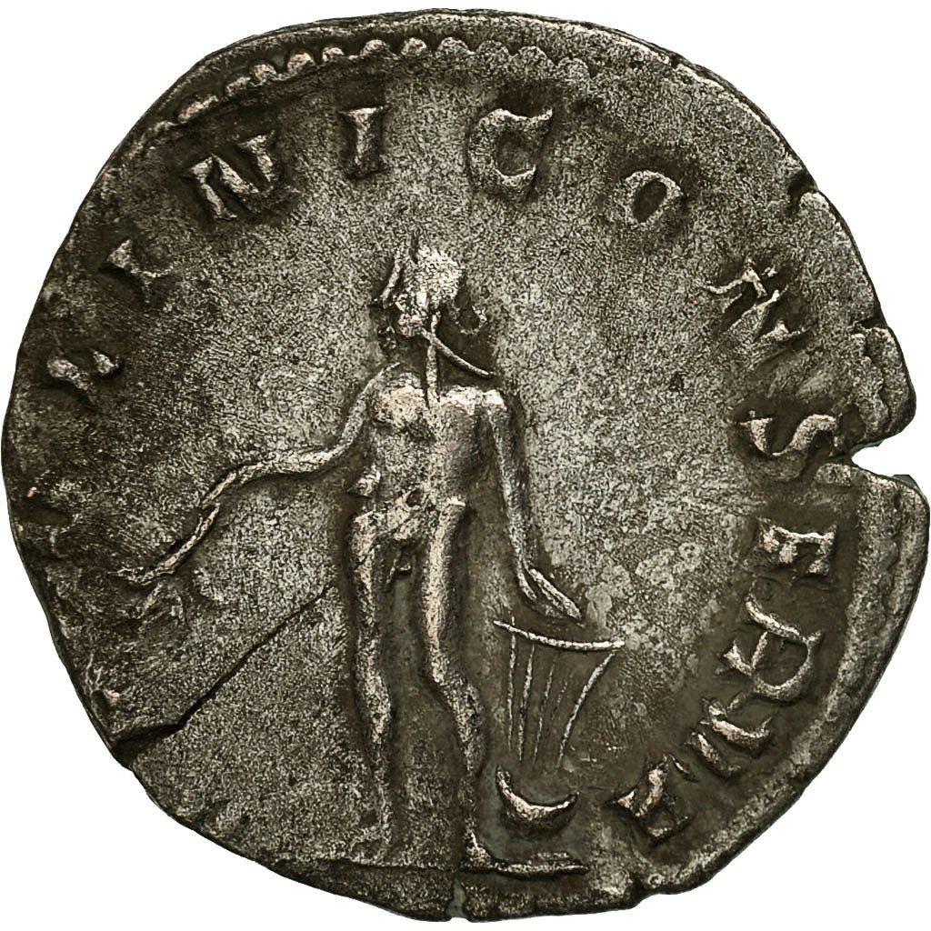 Coin, Valerian I, Antoninianus, 256-257, Rome, EF(40-45), Billon, RIC:72