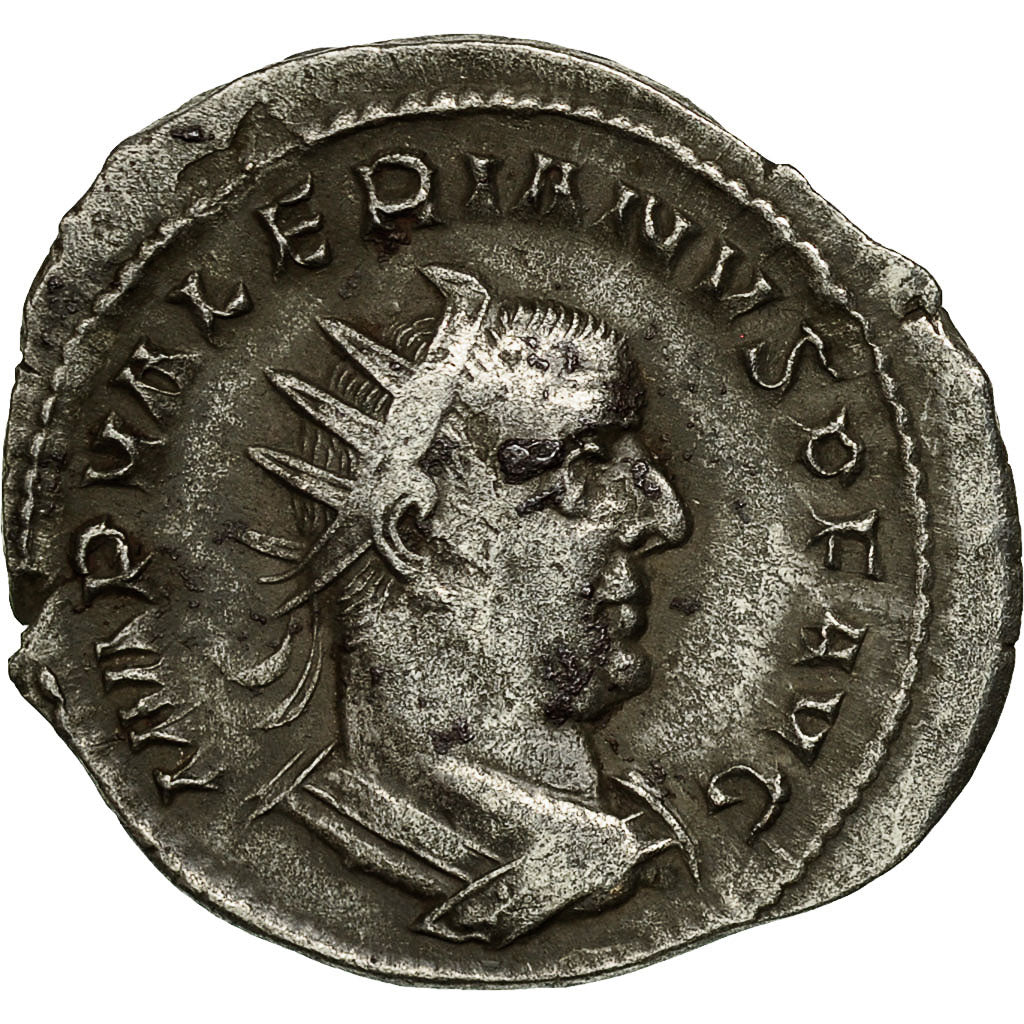 Coin, Valerian I, Antoninianus, 257, Milan, EF(40-45), Billon, RIC:245var