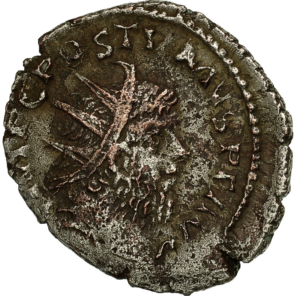 Coin, Postumus, Antoninianus, 268, Trier or Cologne, VF(30-35), Billon, RIC:309