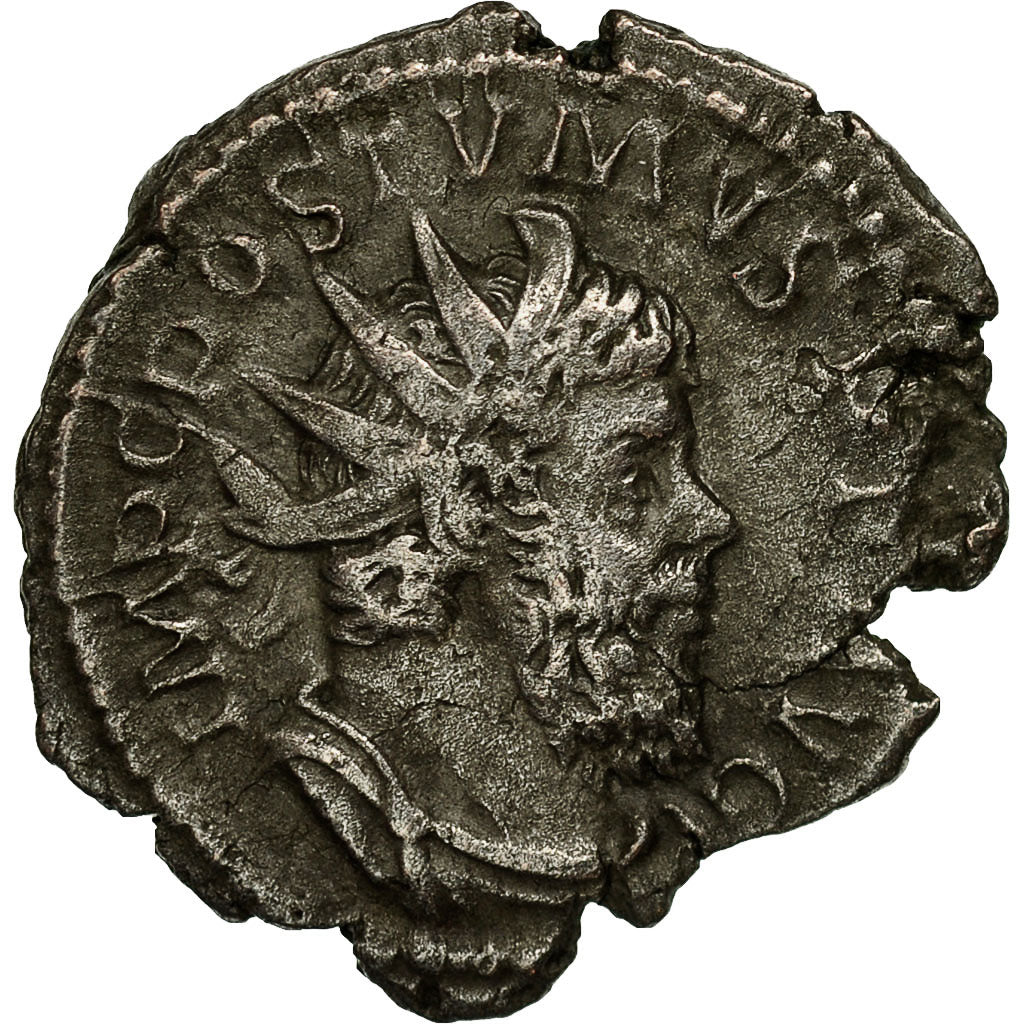 Coin, Postumus, Antoninianus, 260-269, Trier or Cologne, EF(40-45), Billon