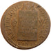 FRANCE, Sol aux balances françoise, Sol, 1793, Strasbourg, KM #619.4, VF(30-35),