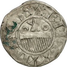 Moneta, Francia, Champagne, Thibaut II, Denarius, Provins, BB, Argento