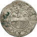 Moneta, Francia, Champagne, Thibaut II, Denarius, Provins, BB, Argento