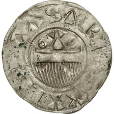 Coin, France, Champagne, Thibaut II, Denarius, Provins, EF(40-45), Silver