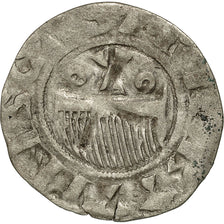 Moneta, Francia, Champagne, Thibaut II, Denarius, Provins, BB, Argento