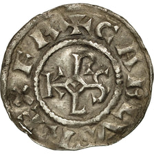 Coin, France, Charlemagne, Denarius, Arles, Very rare, EF(40-45), Silver