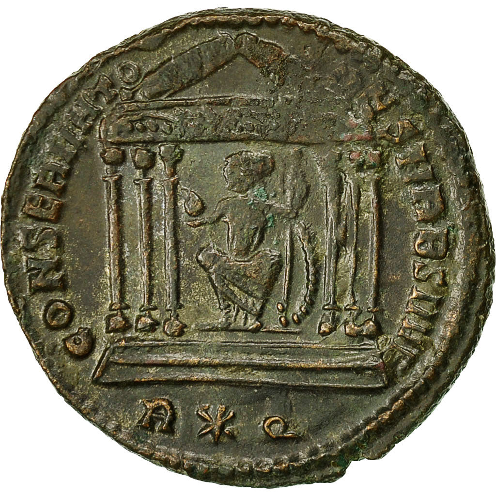 Coin, Constantine I, Follis, AD 307, Rome, EF(40-45), Copper, RIC:196