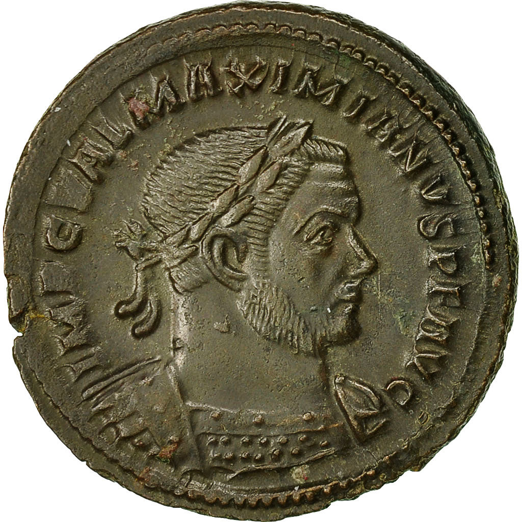 Moneta, Maximianus, Follis, AD 307-308, Trier, SPL-, Bronzo, RIC:768