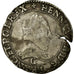 Coin, France, Franc au Col Plat, 1581, Saint Lô, VF(30-35), Silver