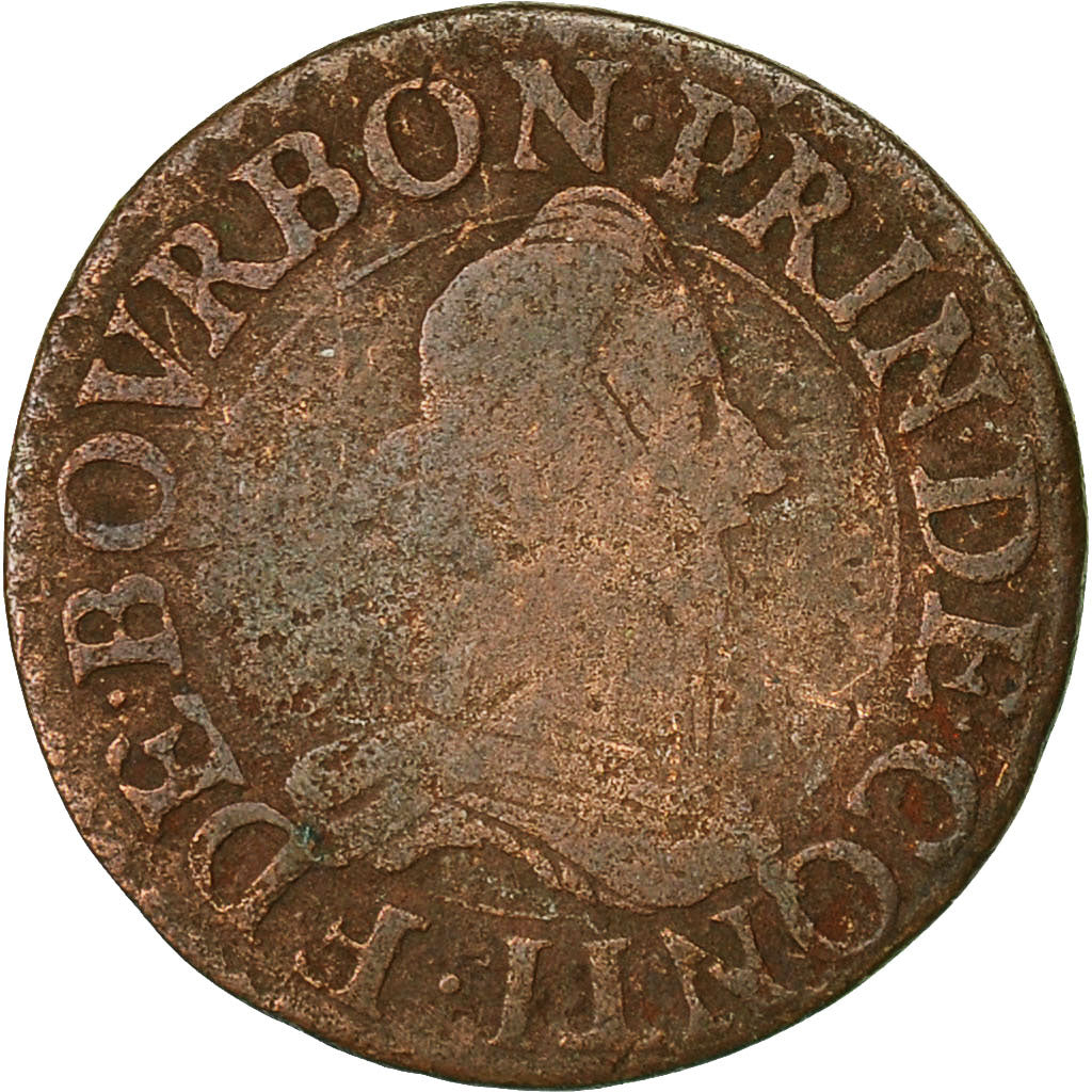 Moneta, Francja, CHÂTEAU-REGNAULT, François de Bourbon, Double Tournois