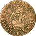 Monnaie, France, Louis XIII, Double Tournois, 1639, Tours, TB+, Cuivre, CGKL:476