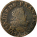 Monnaie, France, Louis XIII, Double Tournois, 1629, Paris, TB, Cuivre, CGKL:396