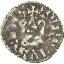 Moneta, Francia, Philip IV, Denier Tournois, MB+, Biglione, Duplessy:225
