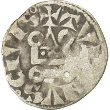 Moneta, Francia, Louis IX, Denier Tournois, MB+, Biglione, Duplessy:193A