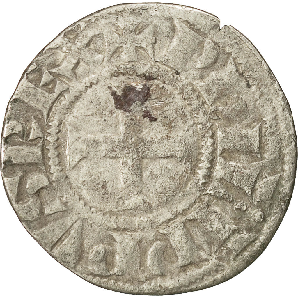 Münze, Frankreich, Philip IV, Denier Tournois, S+, Billon, Duplessy:223