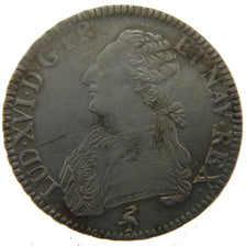 FRANCE, Ecu, 1790, Paris, VF(30-35), Silver, Gadoury #356, 29.10