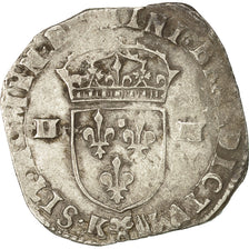 Coin, France, Henri IV, 1/4 Ecu, 1603, Bordeaux, EF(40-45), Silver, Sombart:4686
