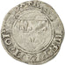 Moneta, Francia, Charles VI, Blanc Guénar, Saint Quentin, MB+, Biglione