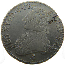 FRANCE, Écu aux branches d'olivier, ECU, 1790, Paris, KM #564.1, VF(30-35), ...