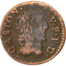 Münze, Frankreich, DOMBES, Gaston d'Orléans, Denier Tournois, 1650, Trévoux