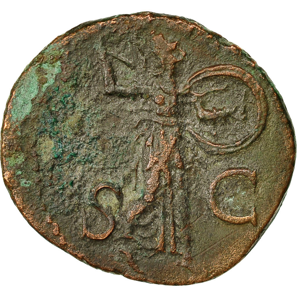 Coin, Claudius, As, 42-43, Rome, VF(30-35), Bronze, RIC:116