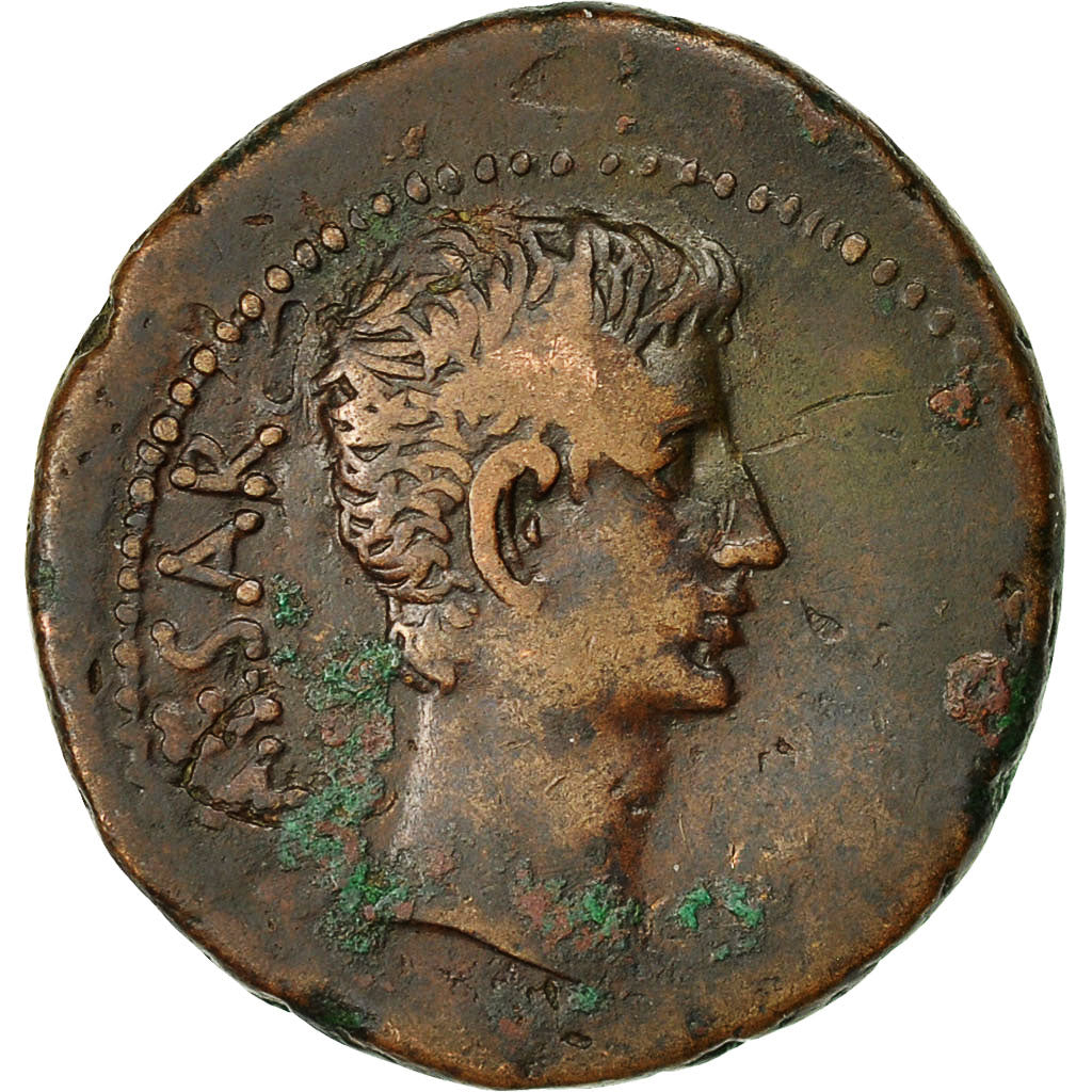 Coin, Augustus, As, 25 BC, Asia Minor, EF(40-45), Bronze, RIC:486