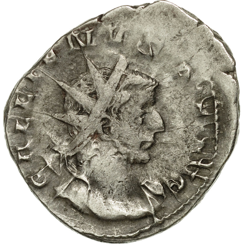 Moneta, Gallienus, Antoninianus, 258-259, Trier or Cologne, MB+, Biglione