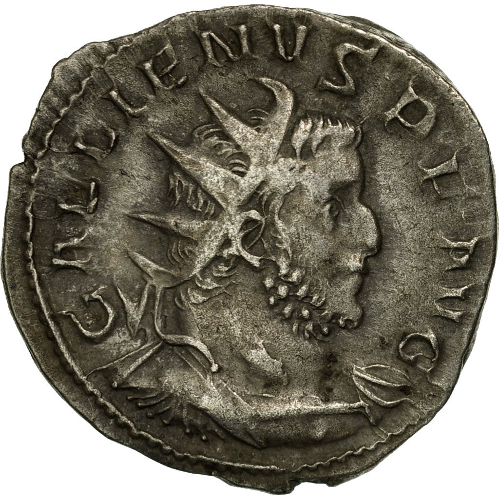 Coin, Gallienus, Antoninianus, 258-259, Trier or Cologne, AU(50-53), Billon