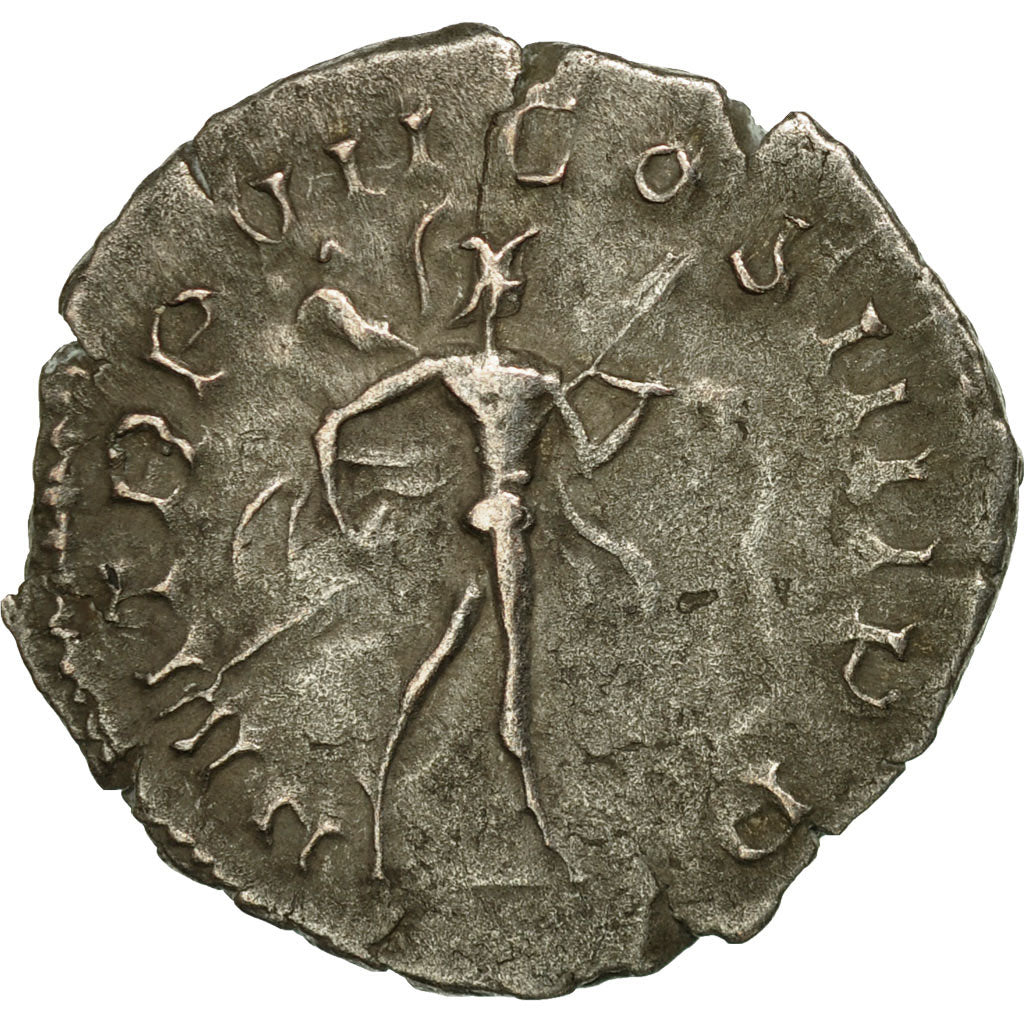 Moneda, Gallienus, Antoninianus, 258-259, Trier or Cologne, MBC, Vellón, RIC:8