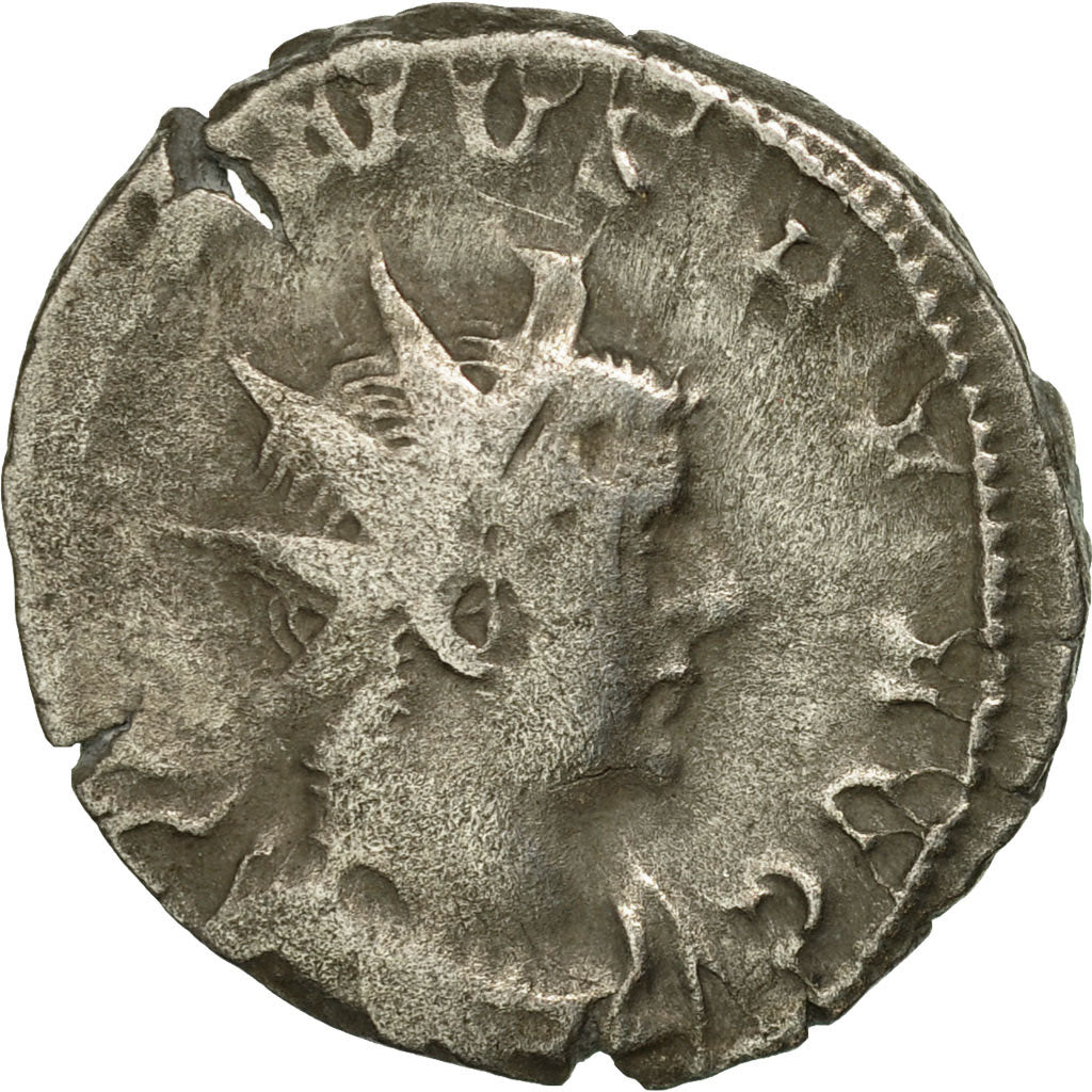 Moneda, Gallienus, Antoninianus, AD 260-268, Rome, BC+, Vellón, RIC:154