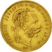 Munten, Hongarije, Franz Joseph I, 8 Forint 20 Francs, 1877, Kremnitz, ZF, Goud