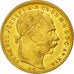 Moneda, Hungría, Franz Joseph I, 8 Forint 20 Francs, 1882, Kormoczbanya, MBC+